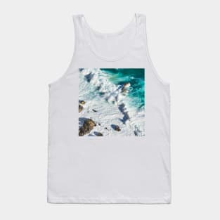 Cape of Good Hope Rocky Beach Photograph Tank Top